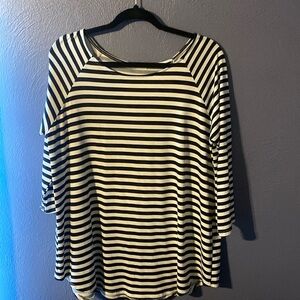 Reborn J Size large striped tunic length top